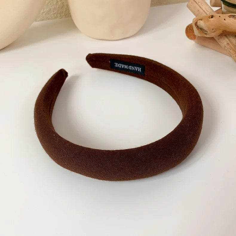 Thick Sponge Hairband for Women and Girls – Elegant Makeup Face Wash Hair Hoop