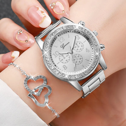 Women’s Jewelry Set with Quartz Watch