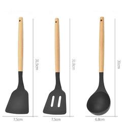 12PCS Food Grade Silicone Kitchen Utensils Set