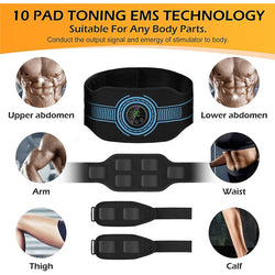 Abdominal Toning Belt EMS Muscle Stimulator