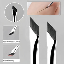 Upgrade Blade Eyeliner & Eyebrow Brush – Ultra Thin Precision Detail Brush