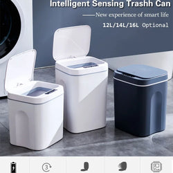 16L Automatic Sensor Trash Can – Touchless Smart Bin