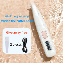 Dog Paw Trimmer with LED Light – Waterproof Pet Hair Trimmer for Grooming