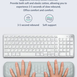 Ergonomic Keyboard & Mouse Wrist Rest – Memory Foam Support