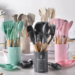 12PCS Food Grade Silicone Kitchen Utensils Set