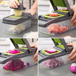 14/16-in-1 Multifunctional Vegetable Chopper & Slicer