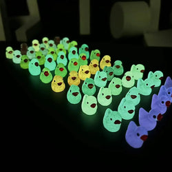 50-Piece Luminous Miniature Ducks – DIY Garden Decorations