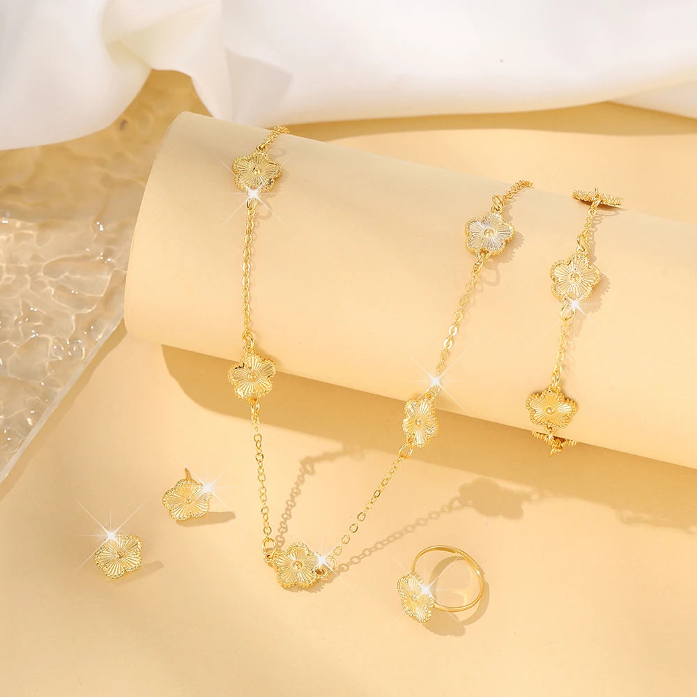 Lucky Clover Jewelry Set