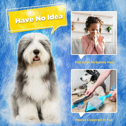 Pet Grooming Glove - Gentle Hair Remover Mitt for Cats and Dogs