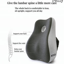 Memory Foam Office Chair Cushion & Car Seat Support Pillow