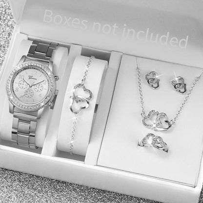 Women’s Jewelry Set with Quartz Watch