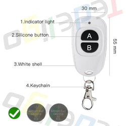 RF 220V 16A Wireless Remote Control Socket – 3000W EU FR Standard