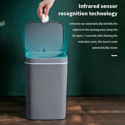 16L Automatic Sensor Trash Can – Touchless Smart Bin