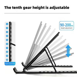 Foldable Adjustable Laptop Stand – Portable Holder for MacBook & More