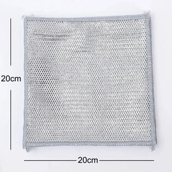 20/5pcs Steel Wire Cleaning Cloth – Non-Scratch Microfiber Dishrag