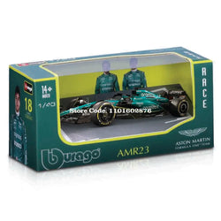 Bburago 1:43 F1 Aston Martin Aramco F1 Team AMR23 2023 Diecast Model Car