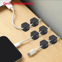 Magnetic Cable Clip Holder – Adhesive Cord Organizer