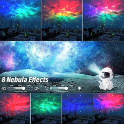 Star Projector Night Light – Astronaut Galaxy Nebula Ceiling Display