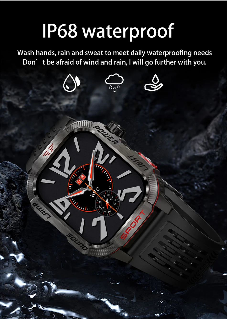 New Military GPS Smart Watch for Men