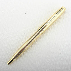 Luxury Metal Rollerball Pen – 0.7mm Blue Ink, Steel & Gold Finish