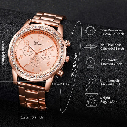 Women’s Jewelry Set with Quartz Watch