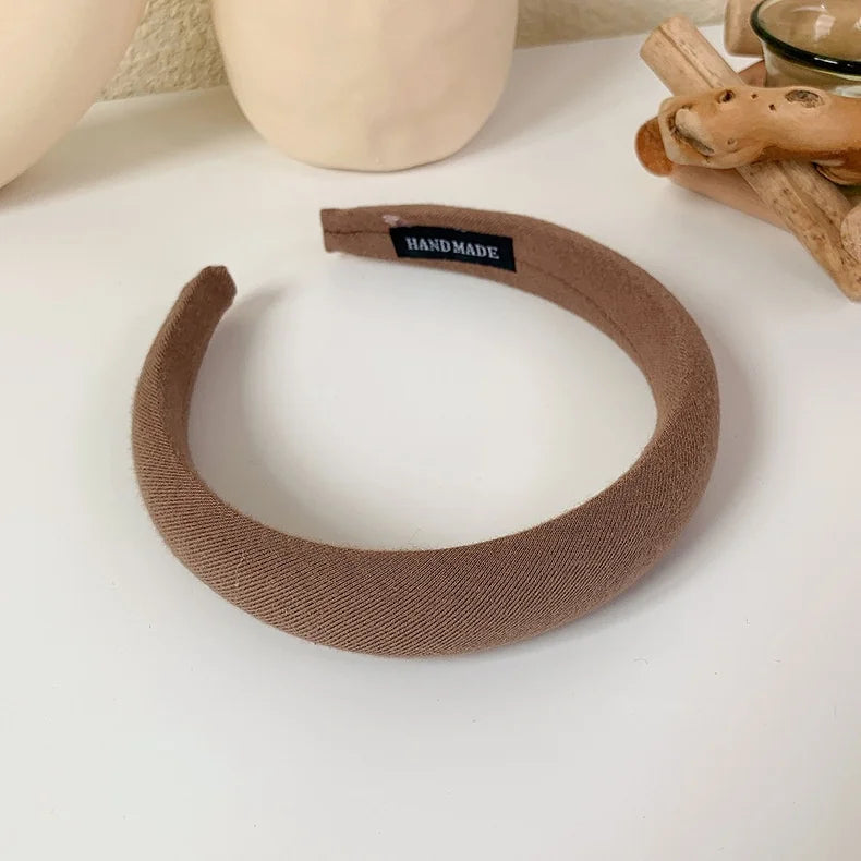 Thick Sponge Hairband for Women and Girls – Elegant Makeup Face Wash Hair Hoop