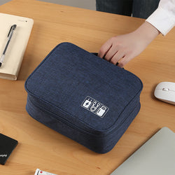 Cable Storage Bag Waterproof Digital Electronic Organizer