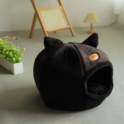 Winter Comfort Cat Bed - Cozy Cave Nest for Cats & Small Dogs