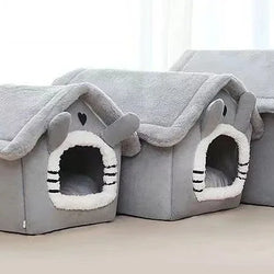 Indoor Warm Dog House Soft Pet Bed Tent House Dog Kennel Cat Bed