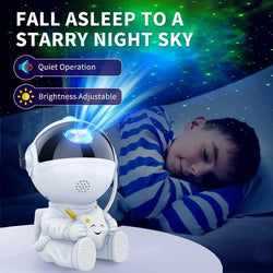 Star Projector Night Light – Astronaut Galaxy Nebula Ceiling Display