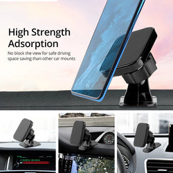 Magnetic Car Phone Holder – 360° Rotation, Air Vent Mount