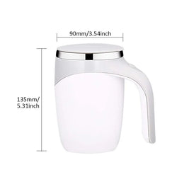 Automatic Stirring Coffee Mug – Rechargeable Portable Stainless Steel Magnetic