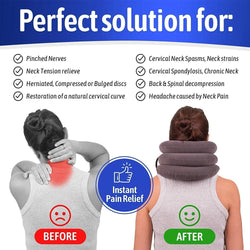 Inflatable Cervical Neck Traction Device