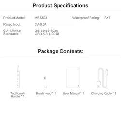 Xiaomi MiJia T100 Sonic Electric Toothbrush