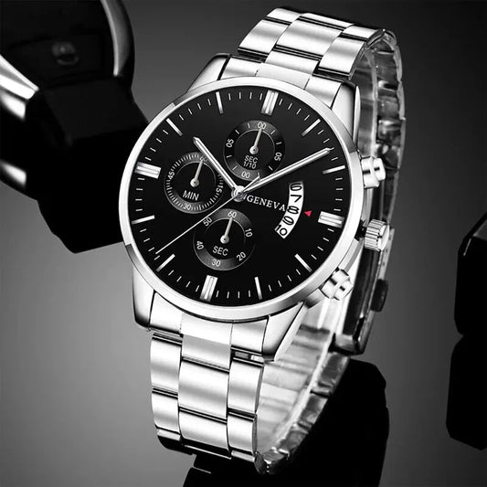 Men’s Luxury Quartz Watch with Calendar