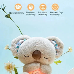 Baby Bear Soothes Otter Plush Toy – Music & Light Sleep Companion