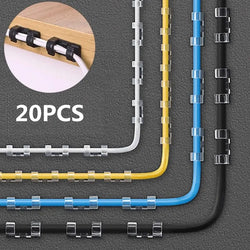 USB Cable Organizer Clips – Wire Winder & Earphone Management