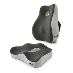 Memory Foam Office Chair Cushion & Car Seat Support Pillow