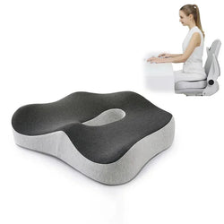 Memory Foam Office Chair Cushion & Car Seat Support Pillow