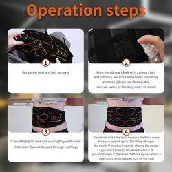 EMS Abdominal Muscle Trainer Body Waist Slimming Belt