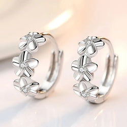 Sterling Silver Needle Earrings for Women