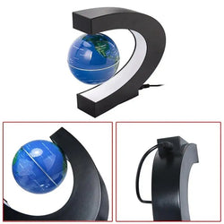 Magnetic Floating Globe – LED World Map Antigravity Lamp