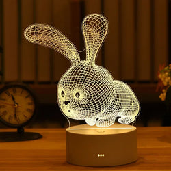 Heart-Shaped Atmosphere Night Light