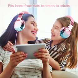 Kids Wired Headphones – Foldable, with Microphone, for iPhone, PC, Tablet