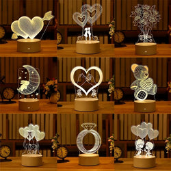 Heart-Shaped Atmosphere Night Light