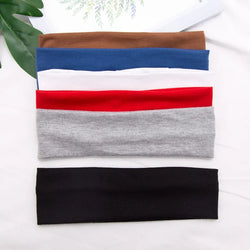 Elastic Cotton Hairband – Fashion Headbands for Fitness & Yoga