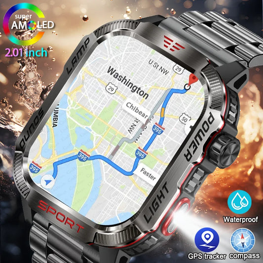 New Military GPS Smart Watch for Men