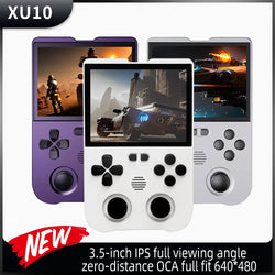 XU10 Handheld Game Console 3.5" IPS Screen 3000mAh Battery Linux JELOS