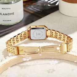 Luxury Stainless Steel Strap Watch for Women