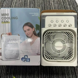 3-in-1 Portable Fan – Air Conditioner, Cooler & Humidifier with LED Light